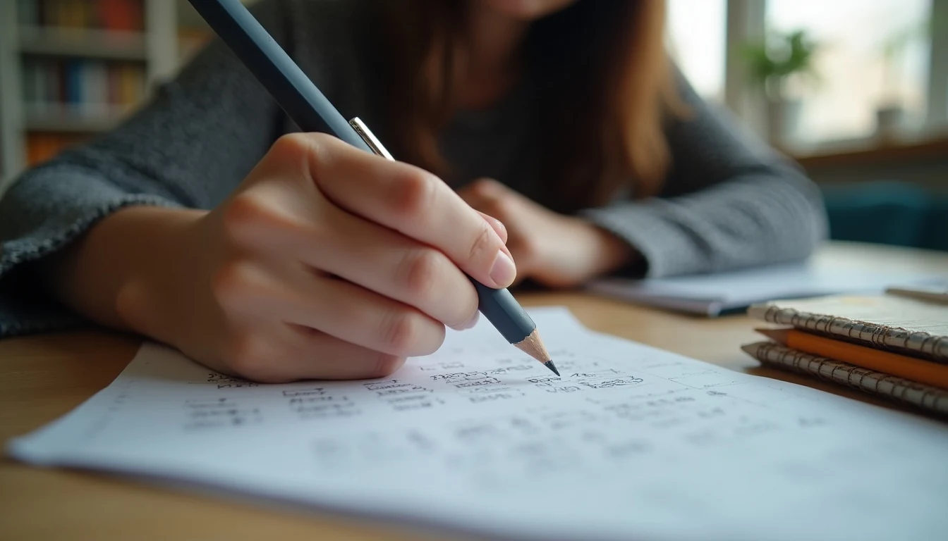 yks deneme analizi nasıl yapılır için soru çözümü ve konu tekrarı yapan öğrenci