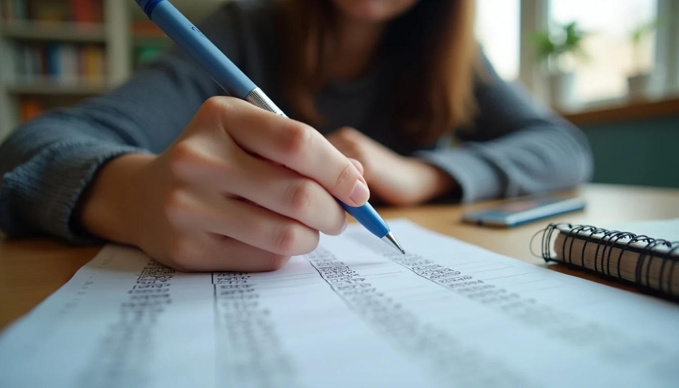 yks deneme analizi nasıl yapılır için deneme analizi ve çalışma programı yapan öğrenci